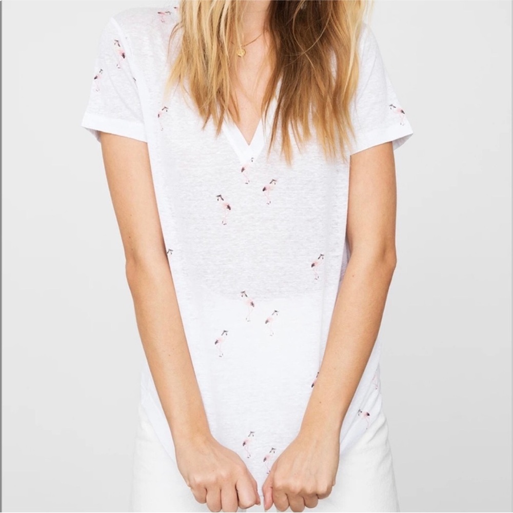 Rails Cara Pink Flamingos Shirt sz Medium